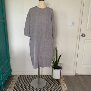 Muji Linen Shift Dress